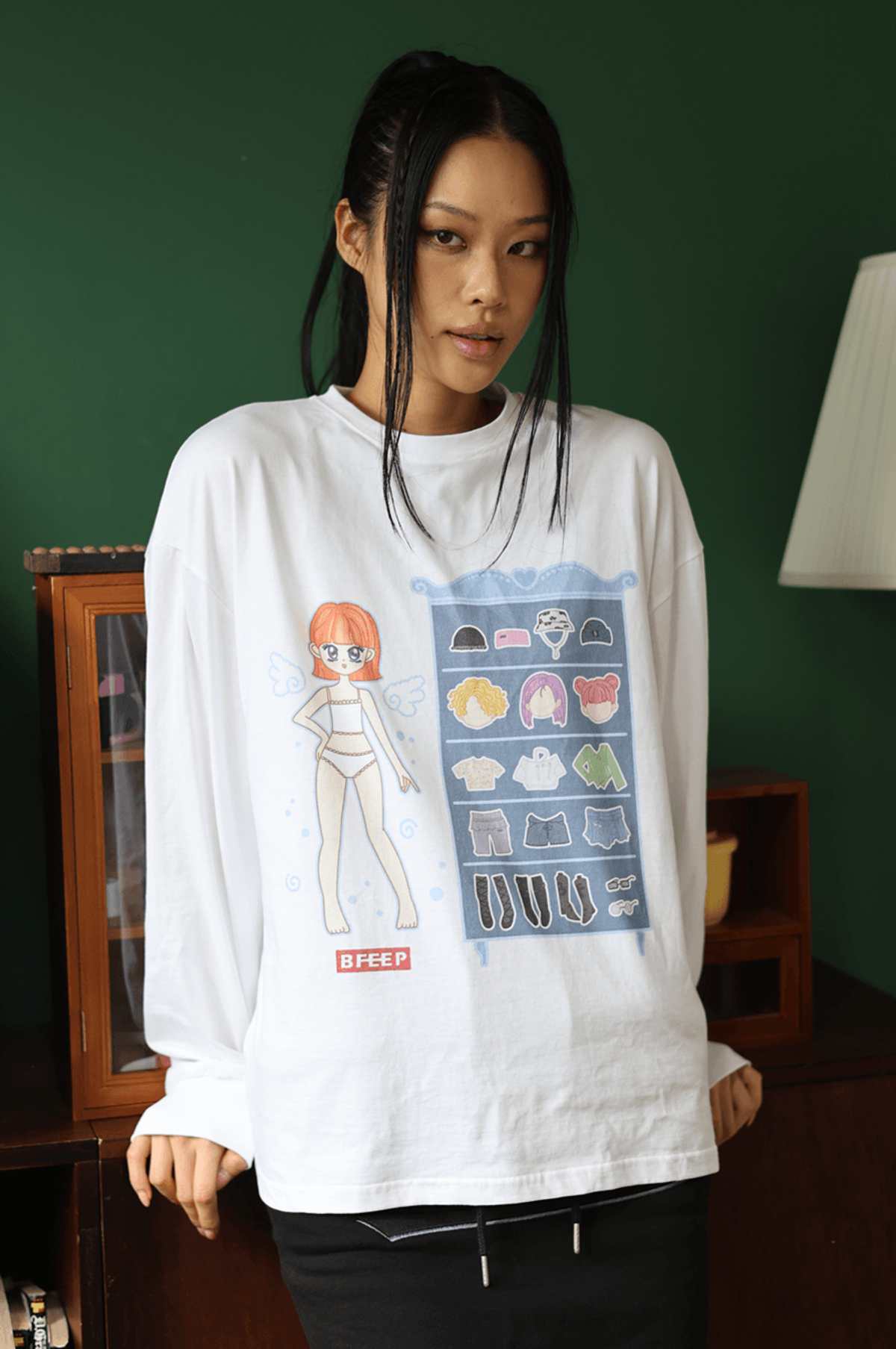 비피피(BFEEP) play doll tee_white
