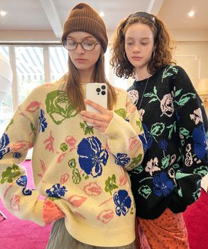 블루밍 니트 (2 컬러)