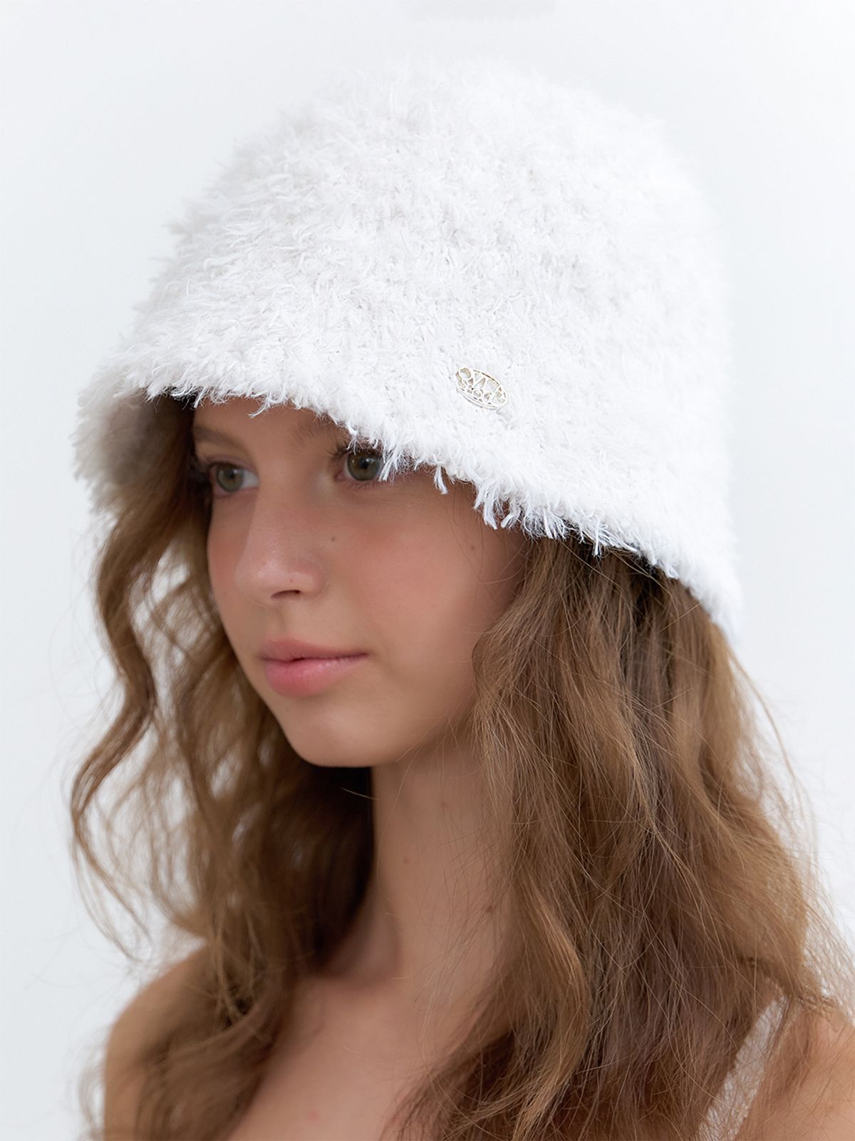 오블라(OVLA) FLUME WHITE BUCKET HAT HA067