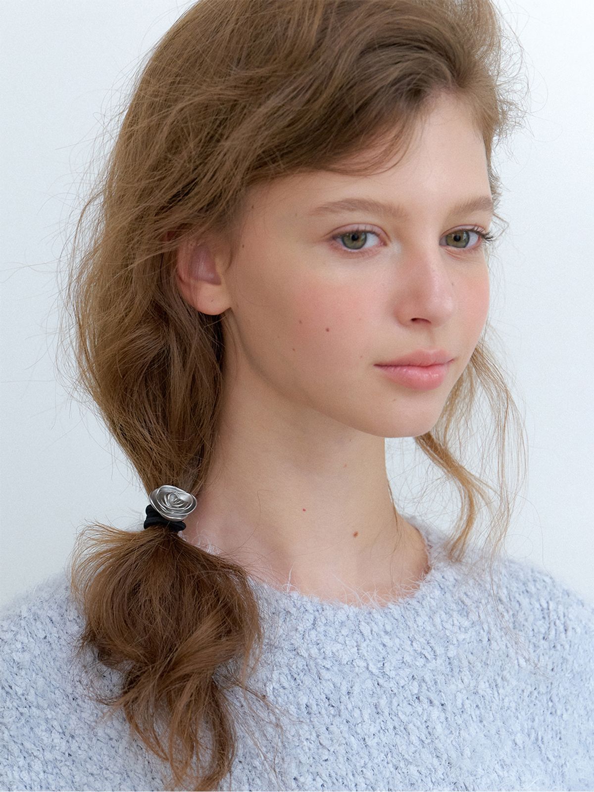 오블라(OVLA) matte flower hair tie_2color HT015