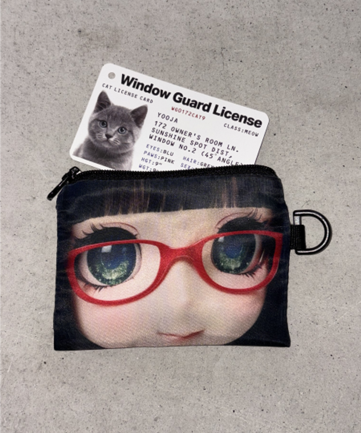 잇자바이브(ITZAVIBE) CAT GIRL CARD WALLET