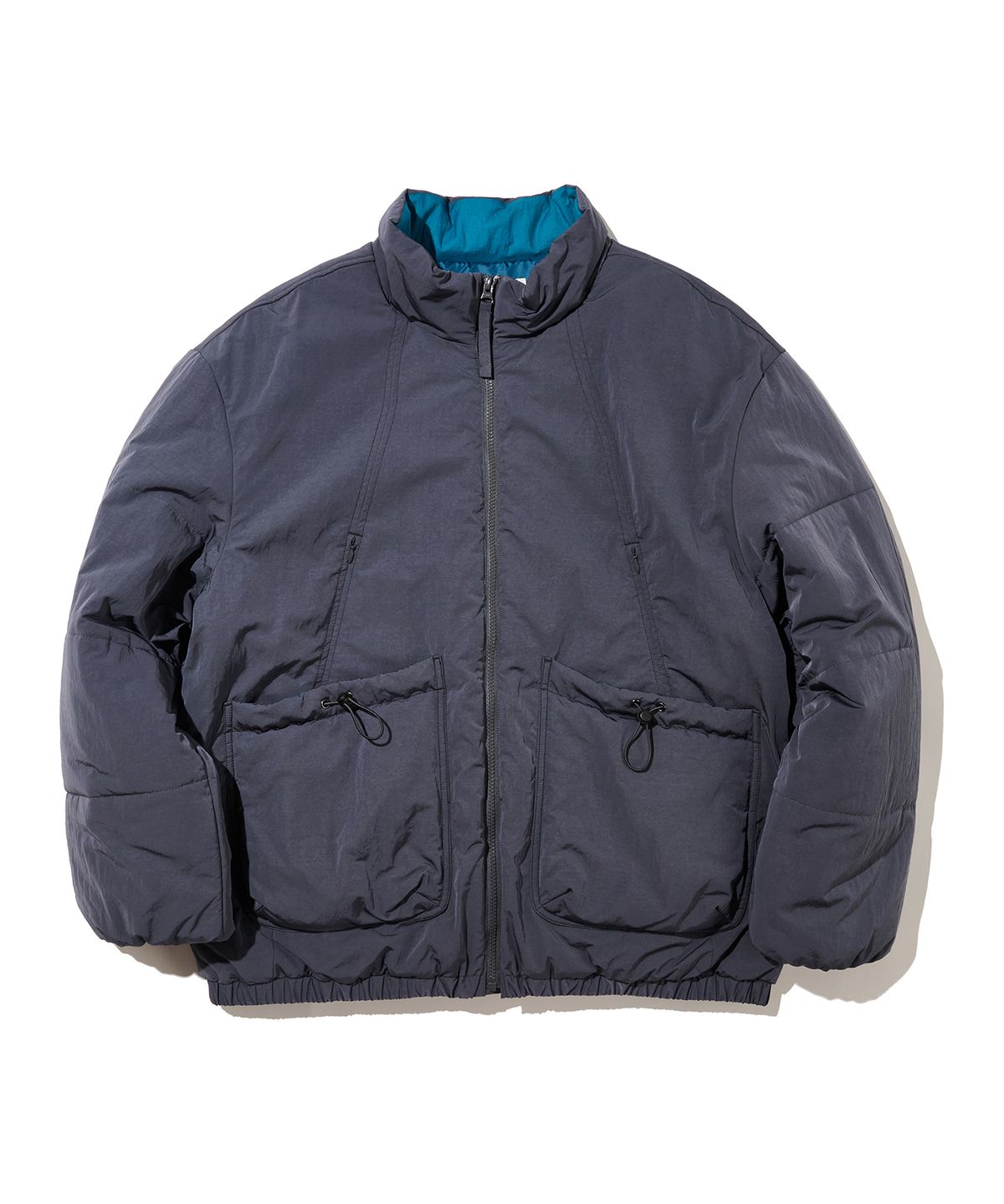논타입(NONTYPE) LUGGAGE PADDED PUFFER (GREY)