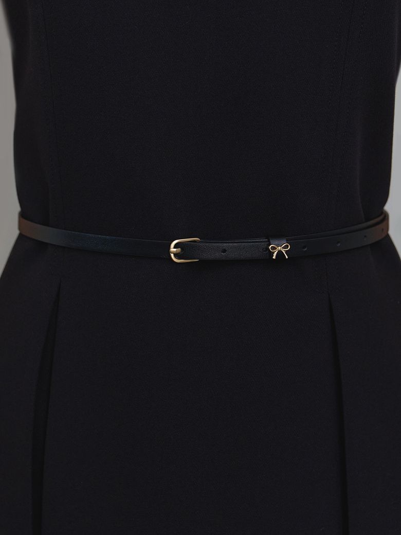 [ESSENTIAL] soft buckle 10mm belt_ribbon edge BT003