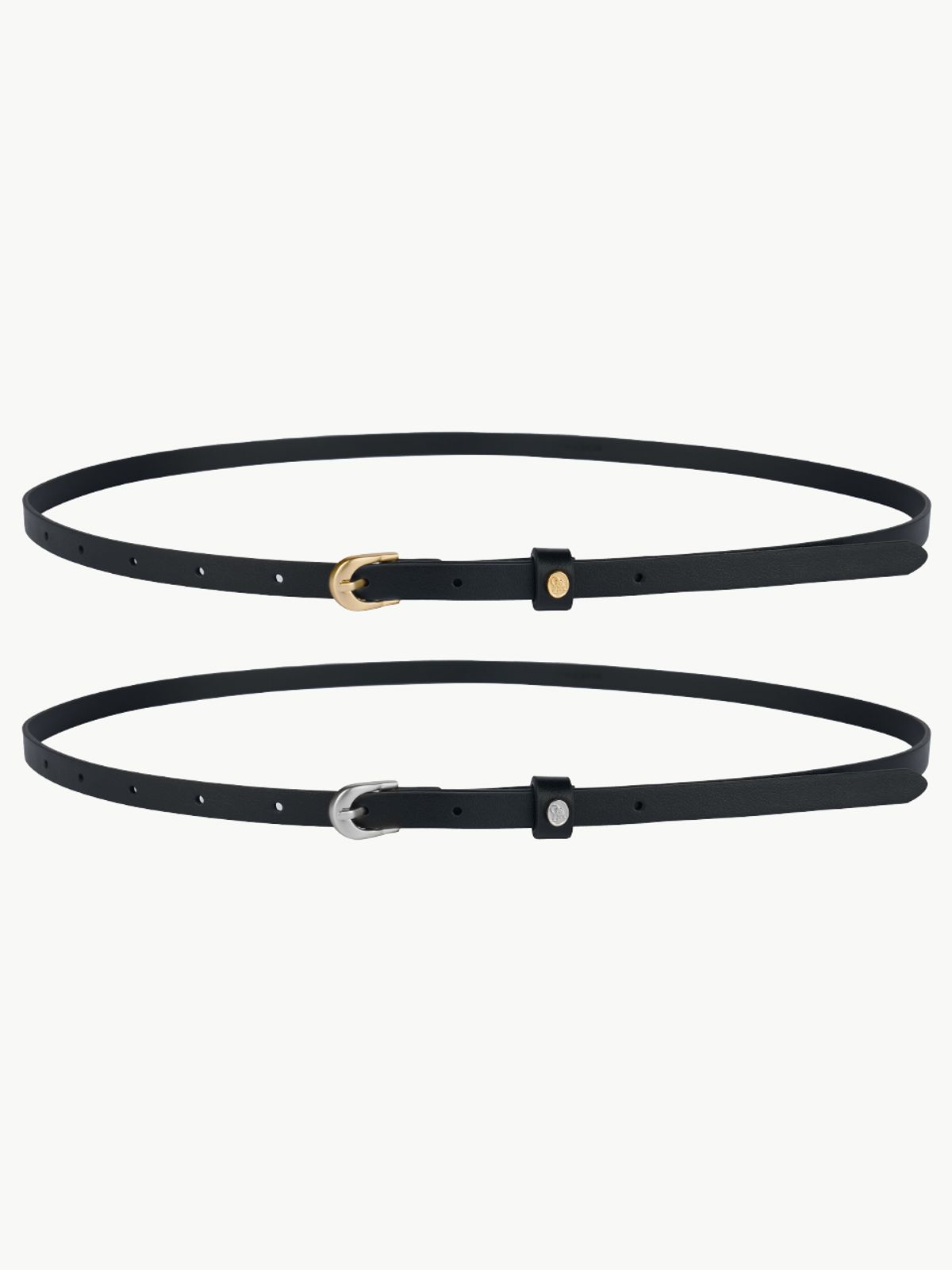 오블라(OVLA) [ESSENTIAL] soft buckle 10mm belt_oval button BT004