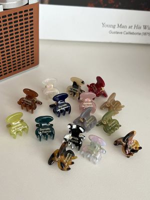 팝콘 헤어 클립 (15컬러)