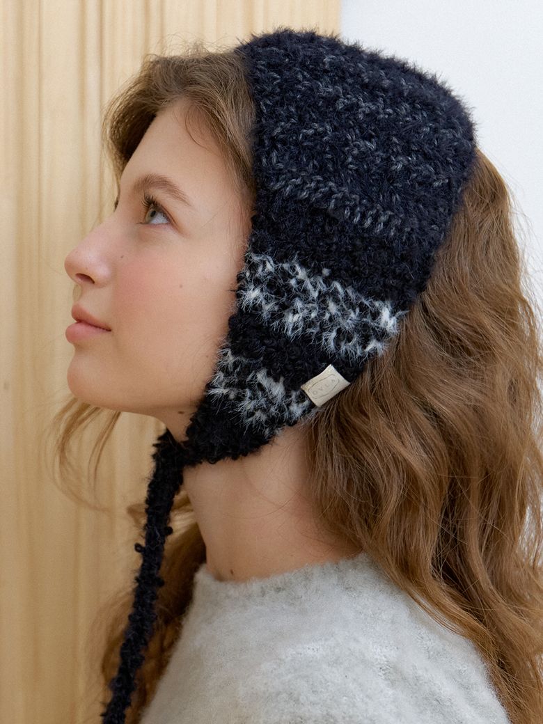 (X조은정) (+플라워브로치) POM POM EARMUFFS_3COLOR EM005