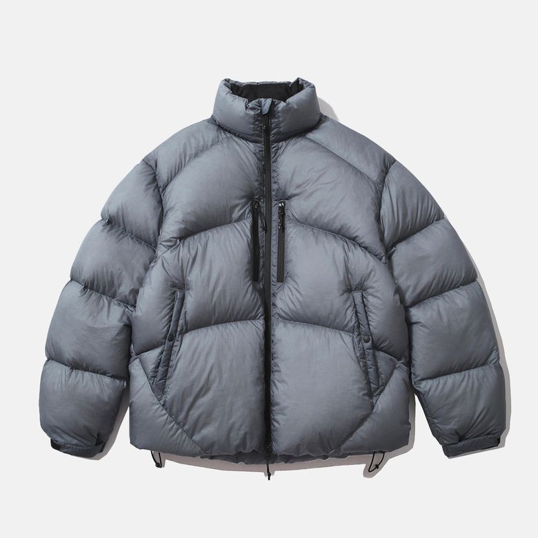 [AW25] SHADOW PUFFER DOWN PARKA / SHEER DUSTY BLUE