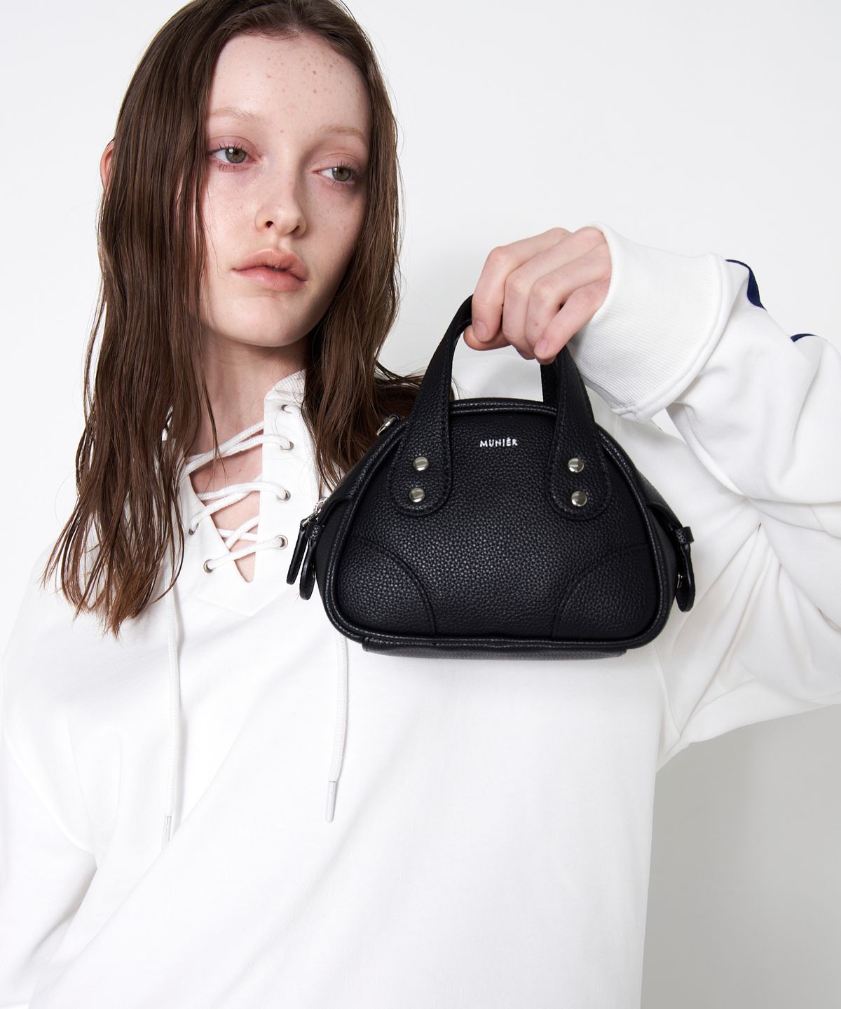 뮤니에(MUNIER) MINI BOWLING BAG_3COLORS