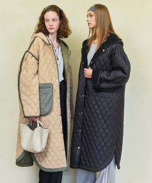 리버서블 후디 패딩 (2 컬러)