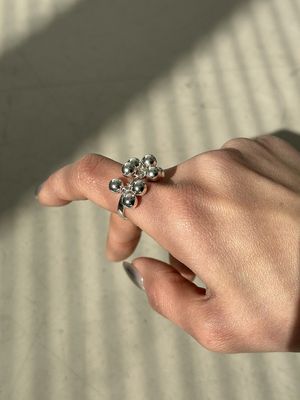 [925실버] 그레이프 링