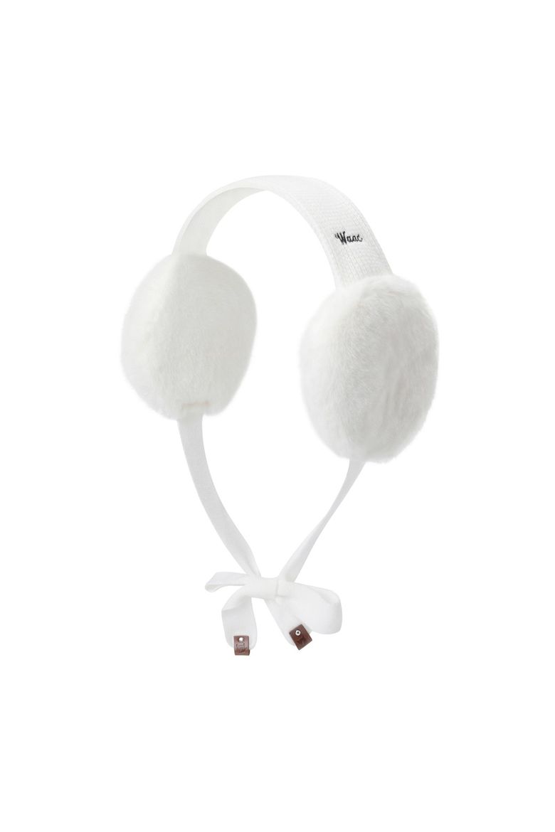 Women Ribbon Fur Ear Warmer WGGJX25775WHX