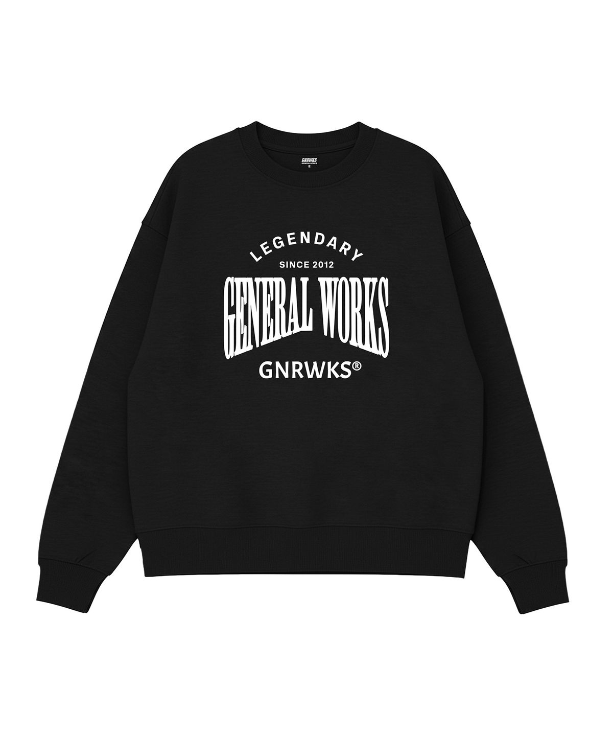 제네럴웍스(GENERAL WORKS) 특양면 그래픽 맨투맨_3컬러 BFM14