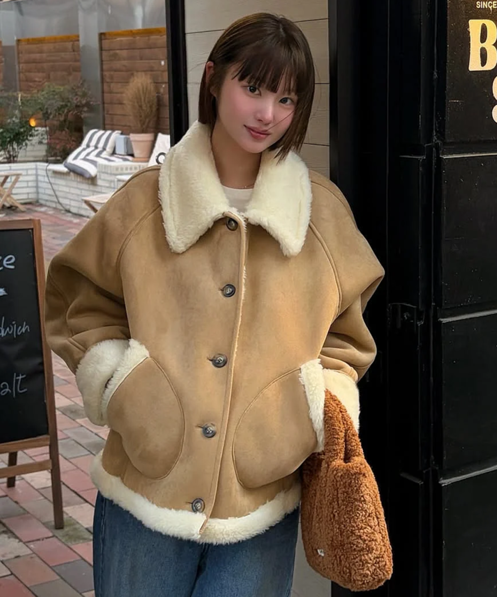 MUSINSA公式 | GENERAL IDEA シアリングカラームートンコート