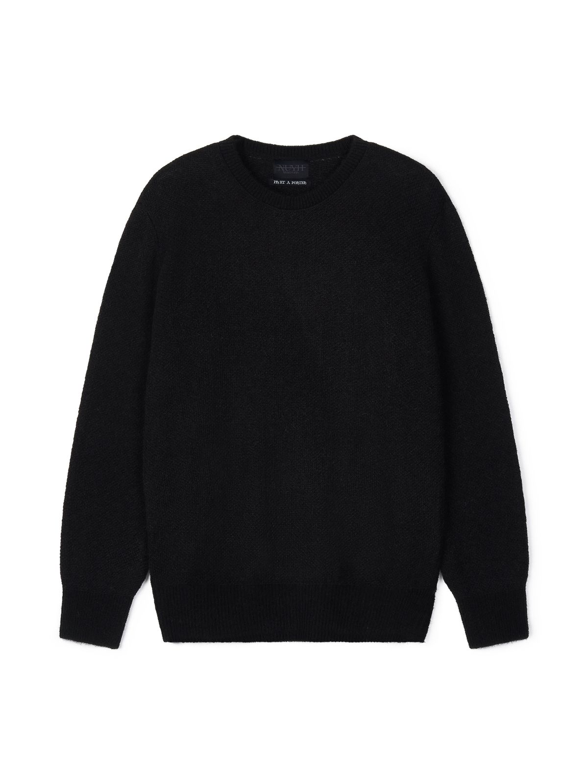 뉴이 뉴욕(NUYH NEWYORK) [PRET A PORTER] NUYHNEWYORK MOHAIR KNIT (BLACK)