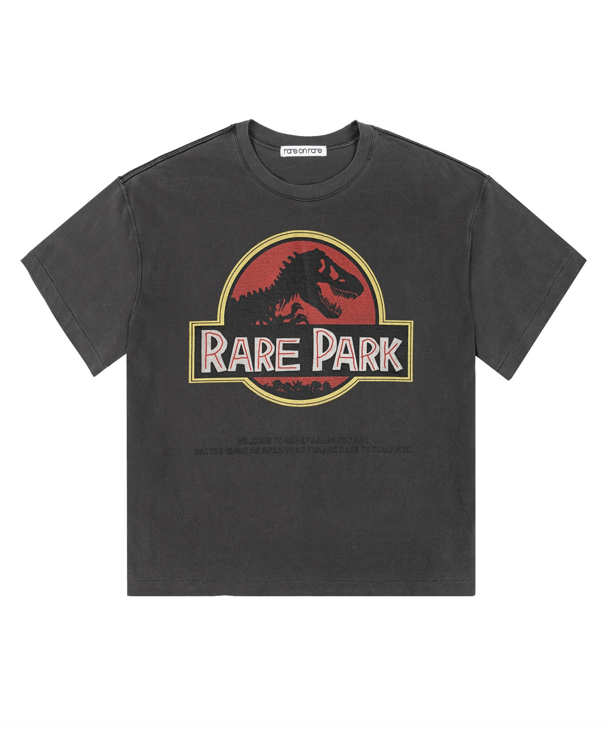 레어 온 레어(RARE ON RARE) 월컴 투 레어 그래픽 티셔츠