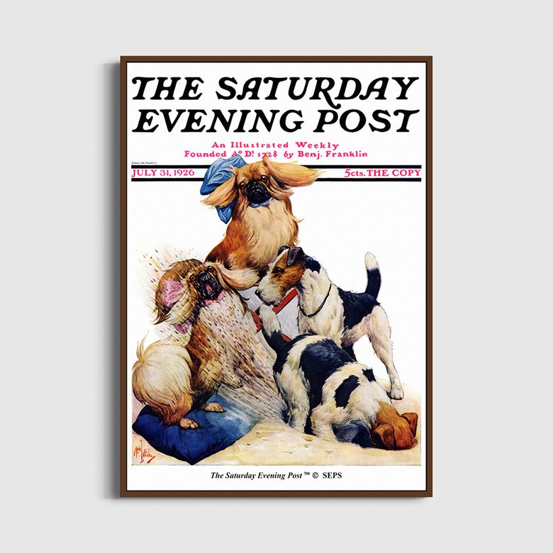 SEP Framed Poster_Digging Doggy