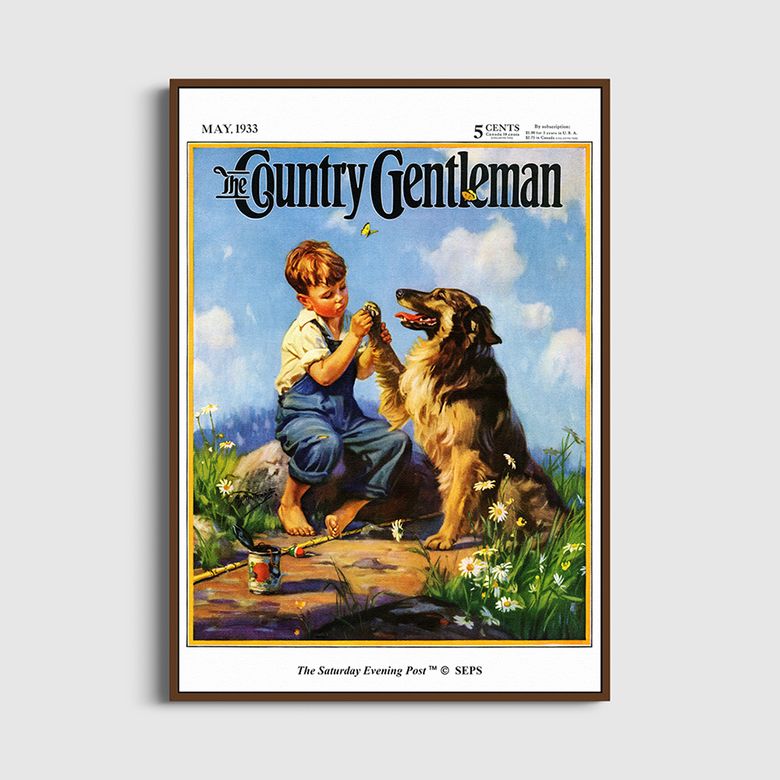 SEP Framed Poster_Fish Hook in Dog’s Paw