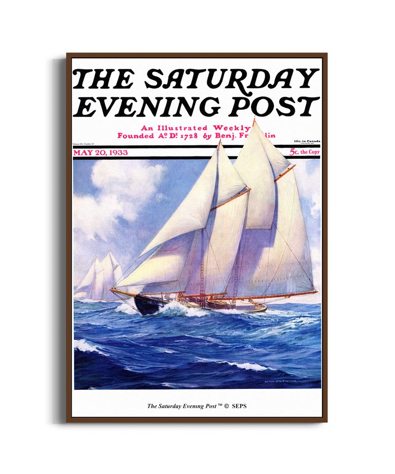 SEP Framed Poster_Yachts at Sea