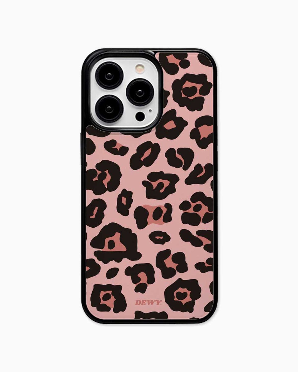 듀이(DEWY) Pink leopard phone case 호피 레오파드 범퍼 폰케이스 (+맥세이프, 갤럭시 제트플립)