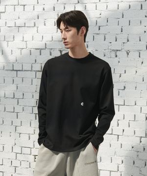 세미 오버핏 소프트 롱 슬리브 (Black)