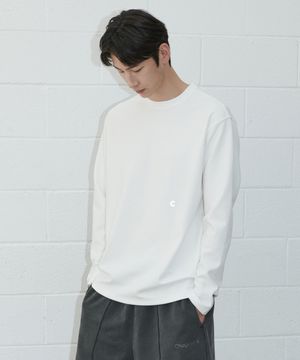 세미 오버핏 소프트 롱 슬리브 (White)