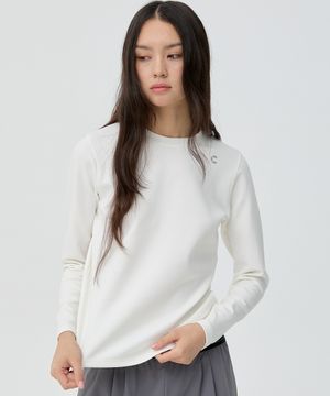 우먼 릴렉스핏 소프트 롱 슬리브 (White)
