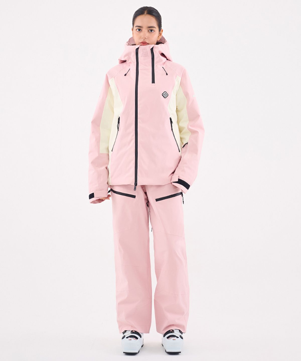 돌아우터웨어(DOLL OUTERWEAR) 2526 오쓰 스키 자켓&팬츠 세트 PINK 남녀공용