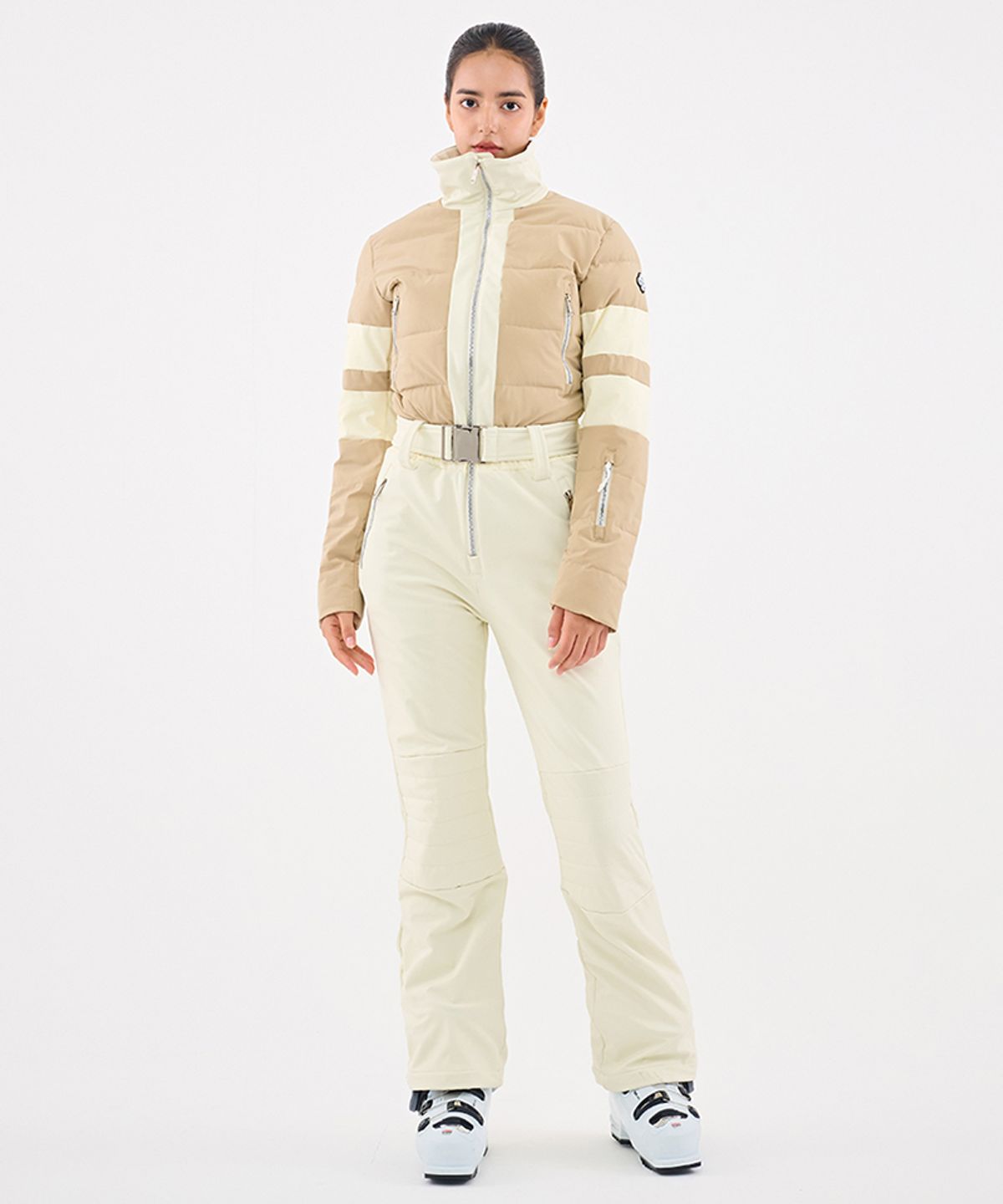 돌아우터웨어(DOLL OUTERWEAR) 2526 펄스 스키 점프슈트 BEIGE