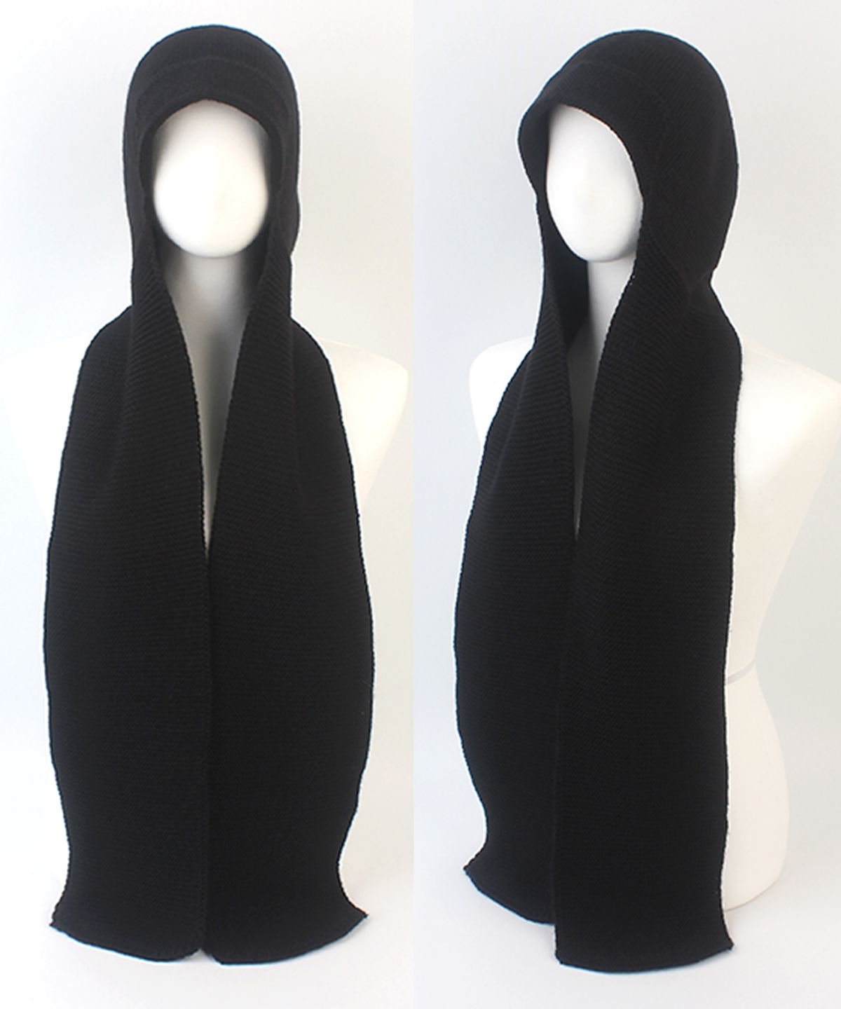 유니버셜 케미스트리(UNIVERSAL CHEMISTRY) Wool Black Brim Muffler Beanie 머플러비니