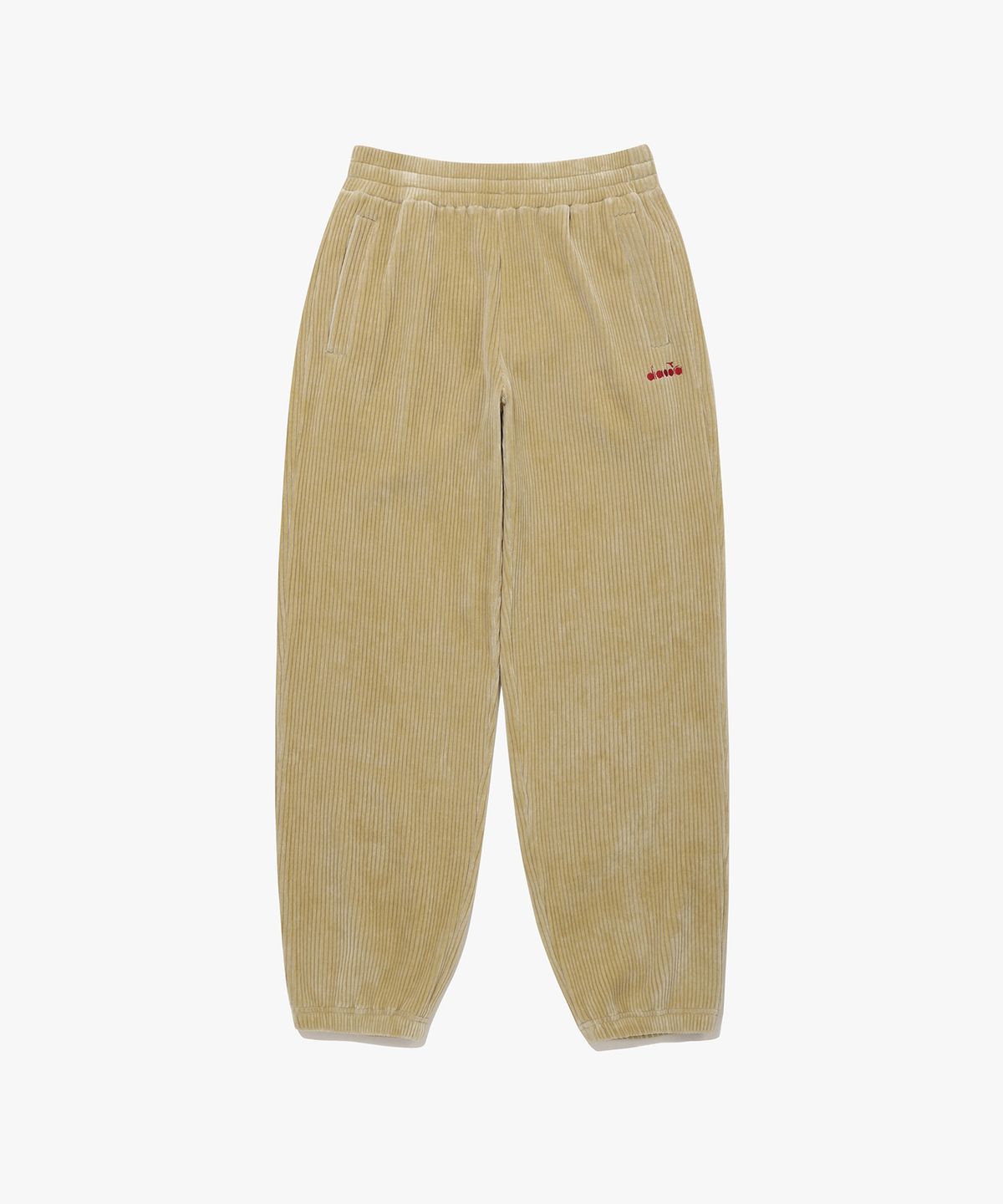 디아도라(diadora) 몬텔로 코듀로이 조거 팬츠 YELLOW