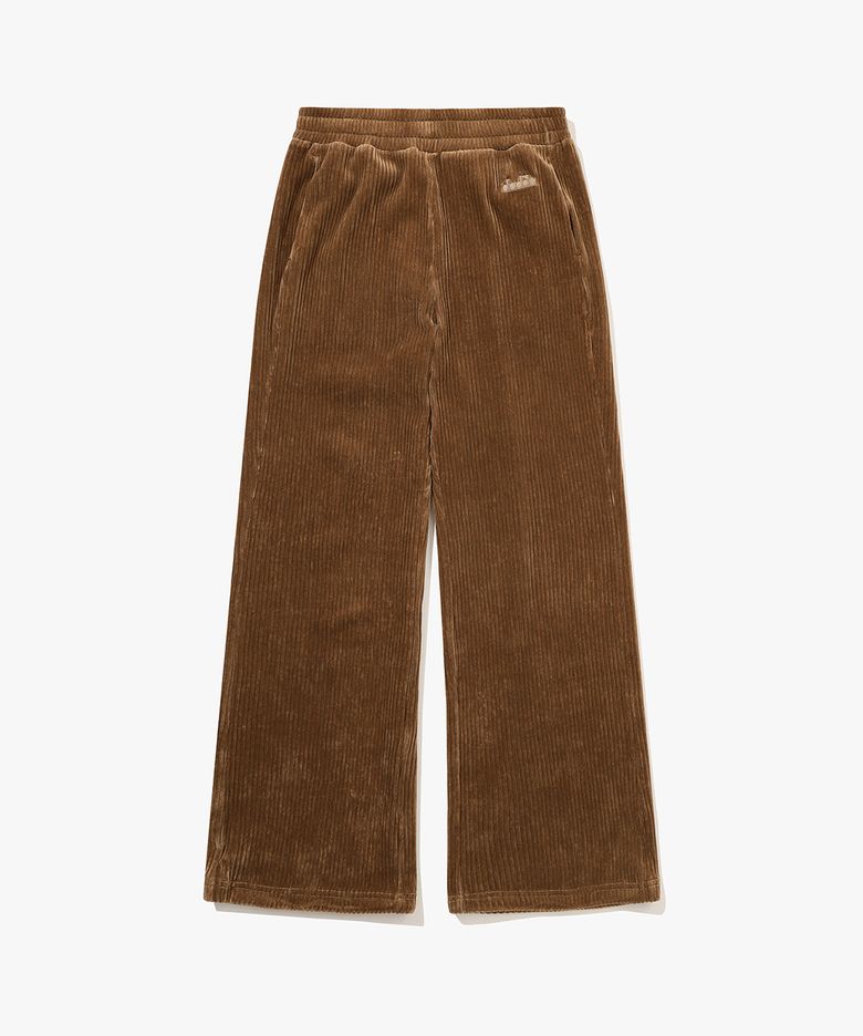 코듀로이 와이드 팬츠 우먼 BROWN