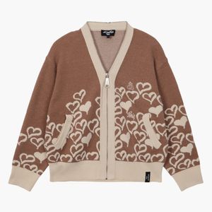 하트 자카드 가디건 (S5FWCA002)