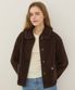 Teddy Short Boucle Jacket - Brown