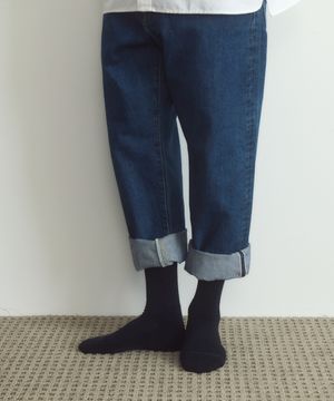 [IHM11Na] 맨삭스 IHM 크루 삭스 네이비