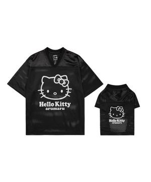 헬로키티x아루마루 풋볼 저지 세트_블랙