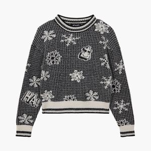 스노우 데비 니트 탑 (S5FWKT005)