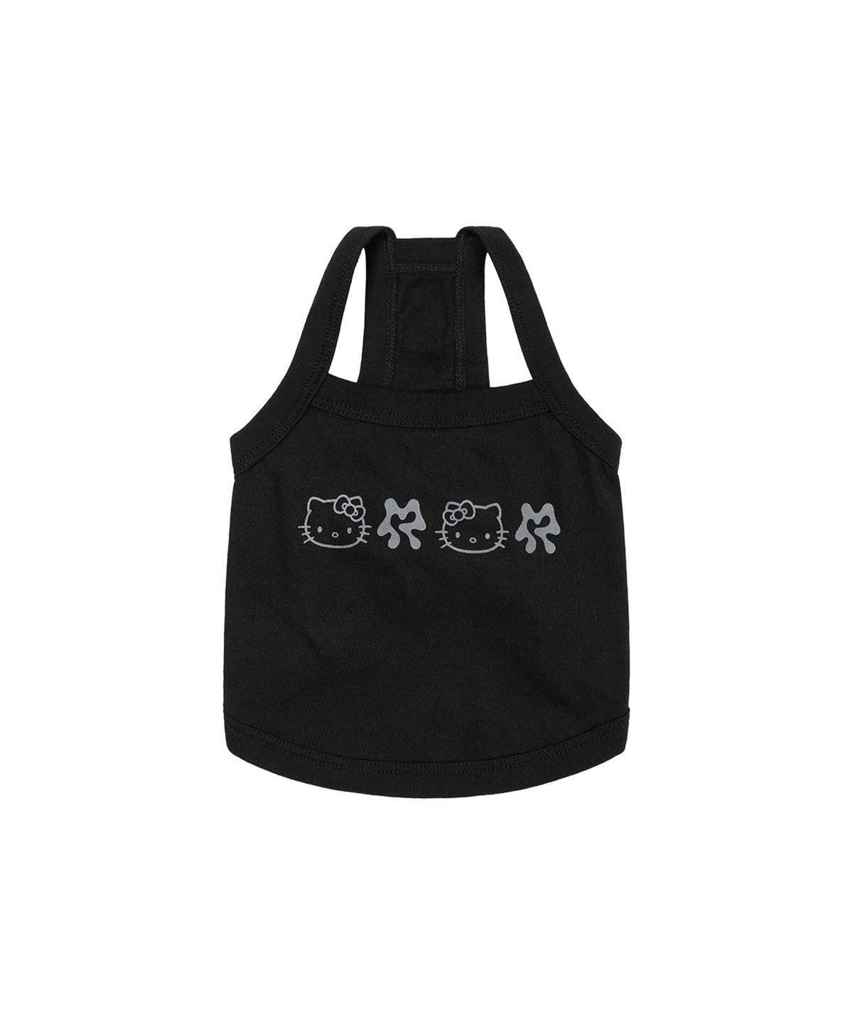 아루마루(ARUMARU) 헬로키티x아루마루 펫 로고 크롭_블랙