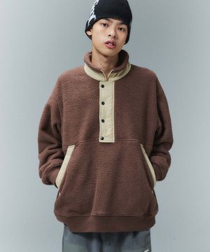 플리스 아노락_BROWN
