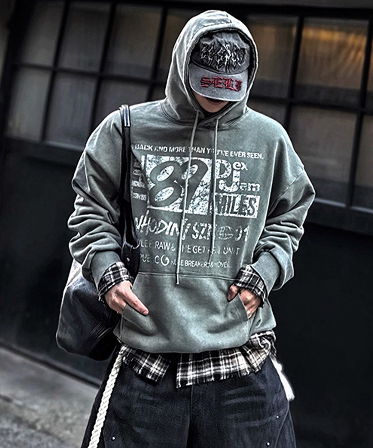 더마일(THEMILE) THEMILE89 HOODIE [PIGMENT KHAKI]
