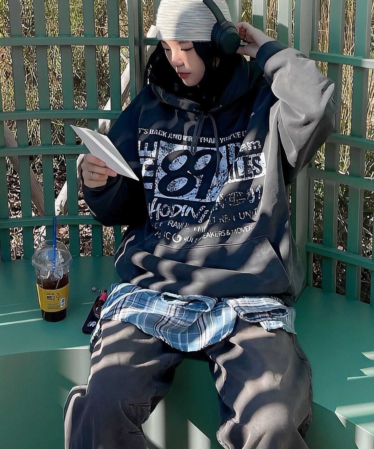 더마일(THEMILE) THEMILE89 HOODIE [PIGMENT D.GRAY]