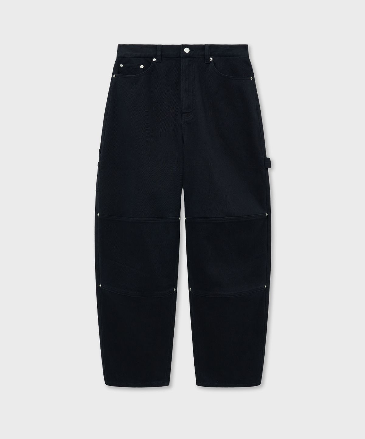 캑터스도넛마켓(CACTUSDONUTMARKET) Rivet Embroidery Carpenter Trouser-Navy