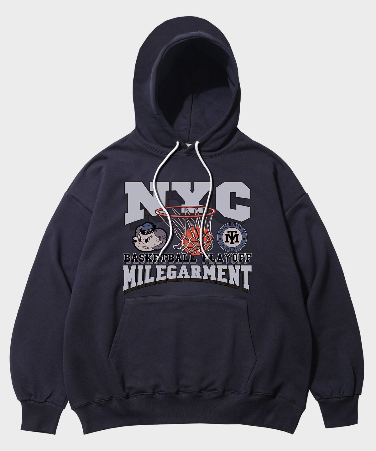 더마일(THEMILE) NYC MILEGARMENT  HOODIE [NAVY]