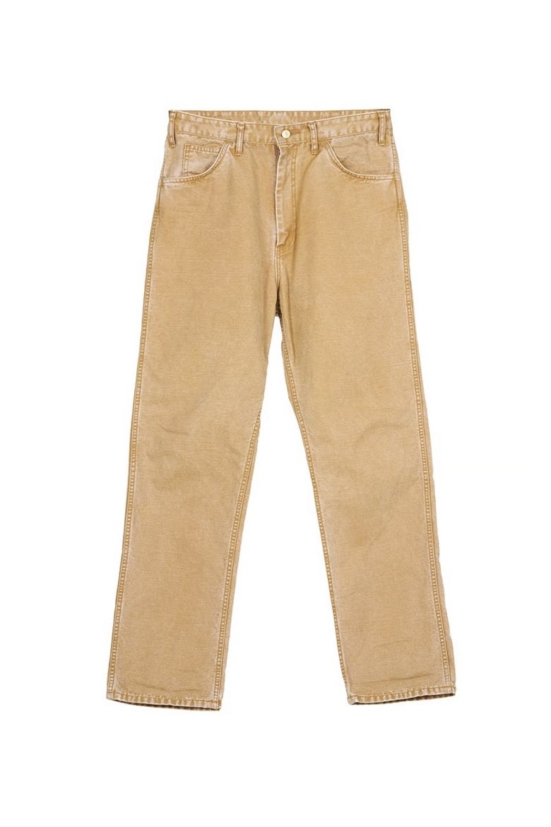 DUCK 5P PANTS H.WASH - BROWN