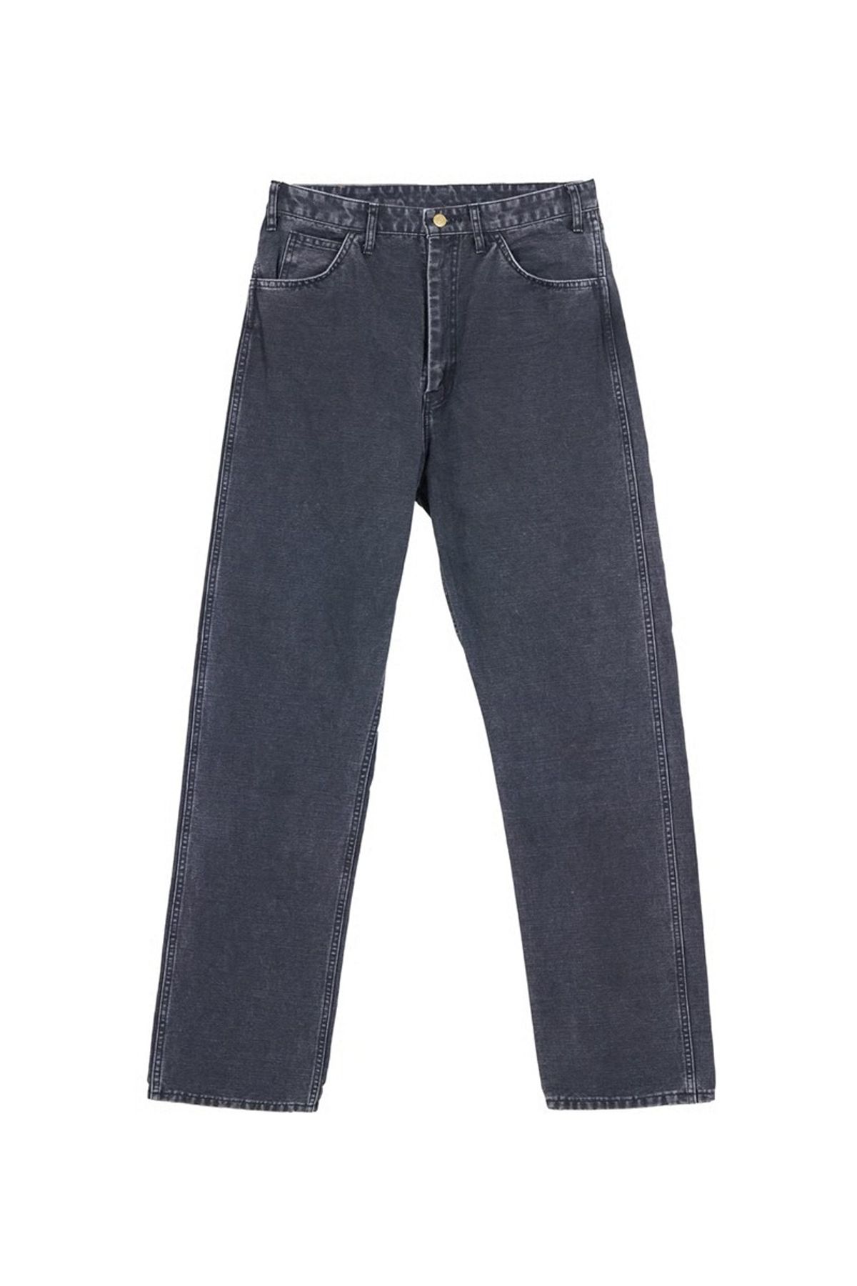 마시스(MASSES) DUCK 5P PANTS H.WASH - BLACK