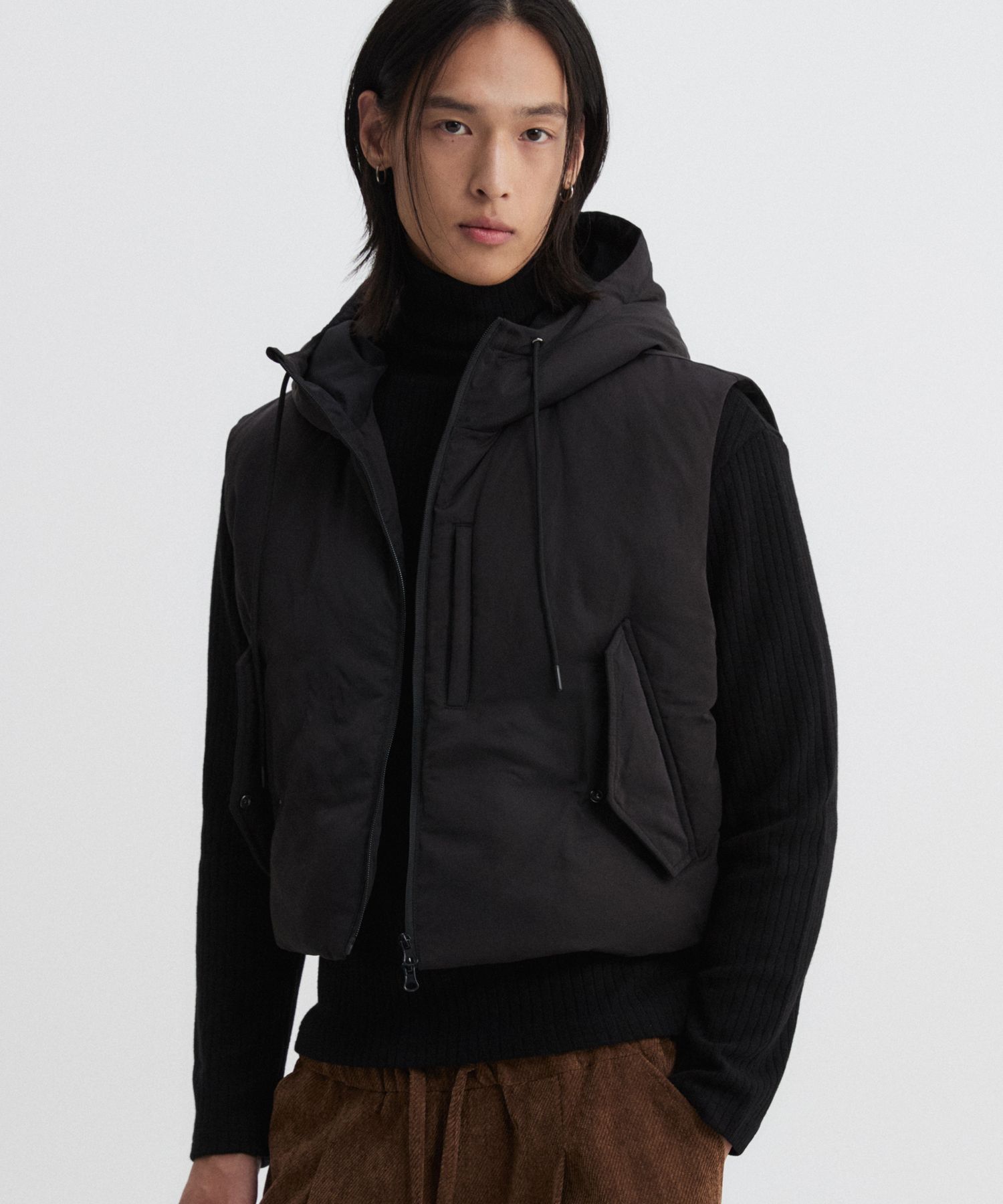 ジャケット・アウター Dnsr Qoo10 DNSR DNSR ビンテージトラックジッ 革・ラ