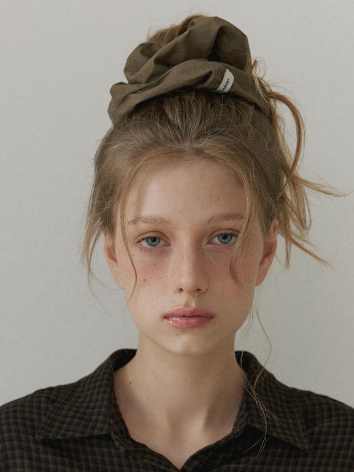 카인더베이비(KINDABABY) basic cozy cotton scrunch - olive moss