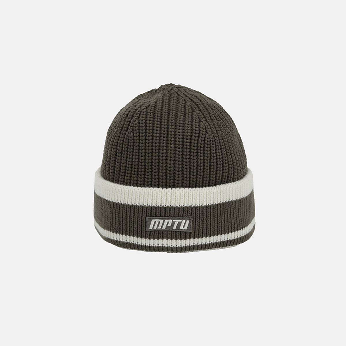 엠피티유(MPTU) [AW25] PTU KNIT CAP / OLIVE GRAY