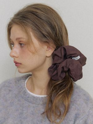 basic cozy cotton scrunch - milky brown