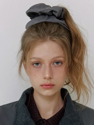 basic cozy cotton scrunch - ash gray