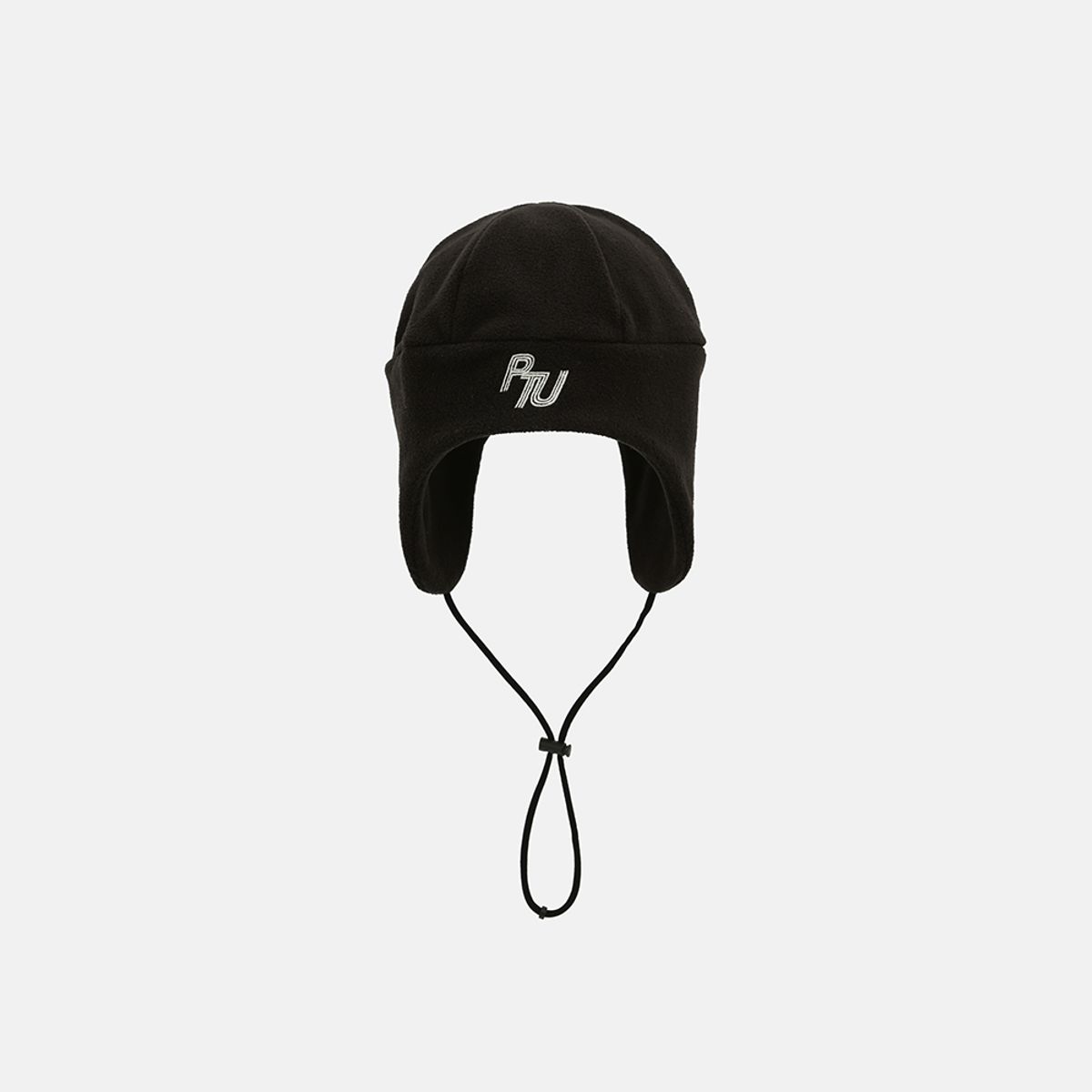 엠피티유(MPTU) [AW25] ACADEMY FLEECE EARFLAP BEANIE / BLACK
